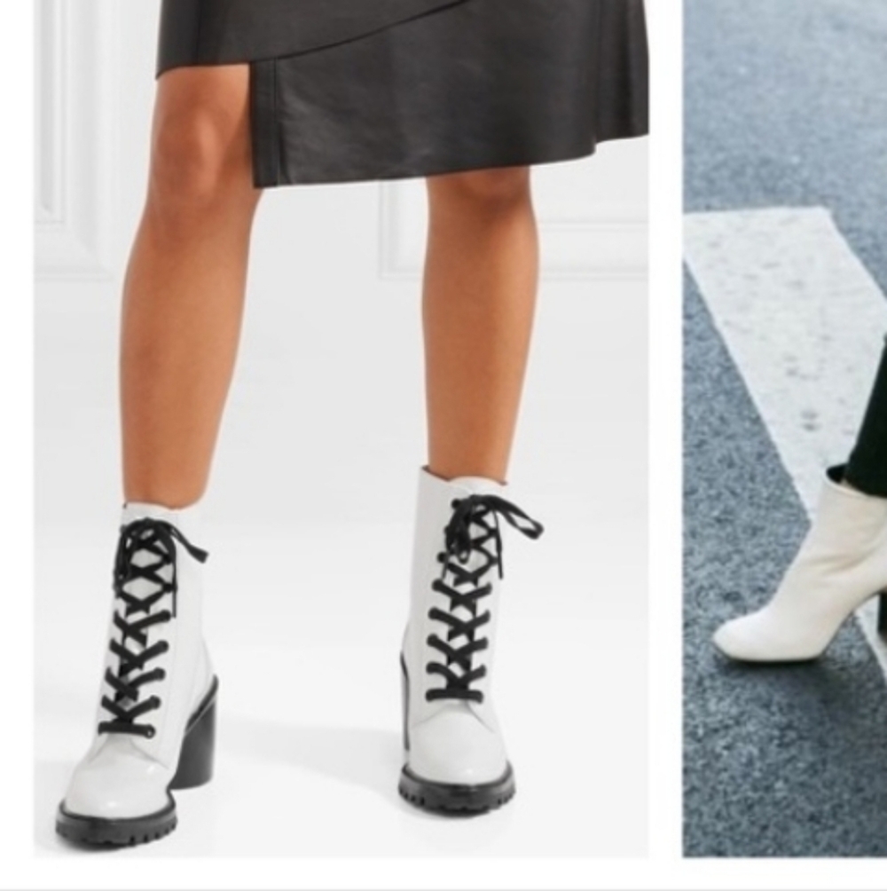 Marc Jacobs White Ryder Laceup Size 10  NWTs